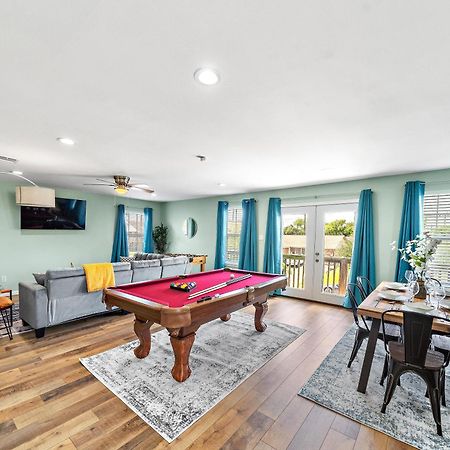 Nr Beach Pier Oasis Game Tables Yard Bbq Galveston Exterior photo